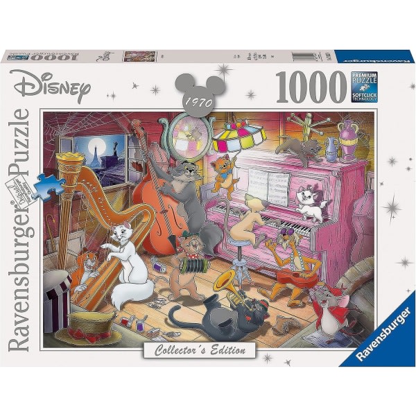 Ravensburger Disney Collector's Edition Aristocats Jigsaw Puzzle (1000 brikker)