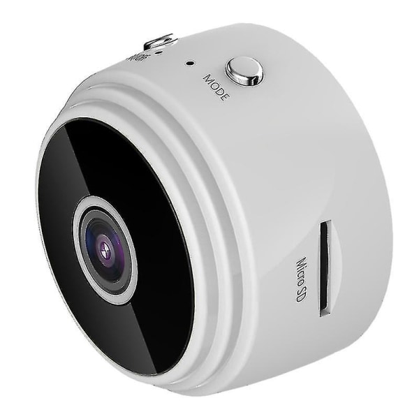 Mini Wifi piilokamerat, vakoilukamera ääni- ja videosyötteellä livenä valkoisena
