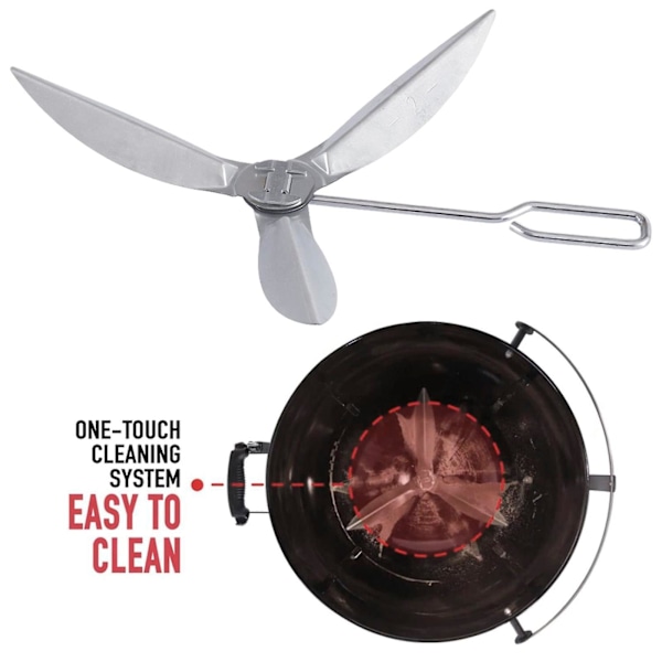 22-1/2-tommer One-Touch rengøringssystem kit til Weber Grill Dele 7444 Weber