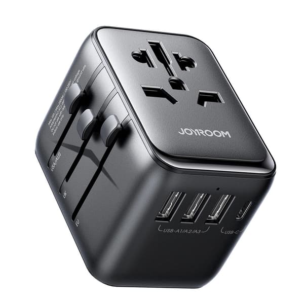 Joyroom Reseadapter 17W med EU / US / UK / JP / AU / CN - Svart Black 141