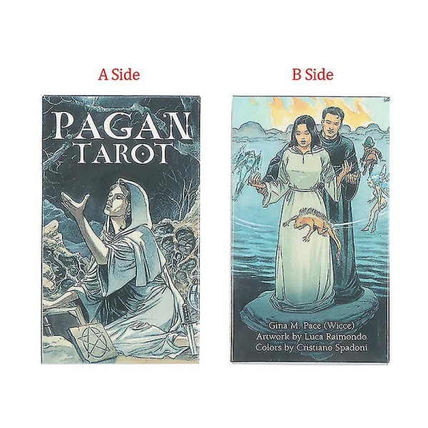 Pagan Tarot -kortit Oraakkelikortit Juhlat Ennustusennustuslautapeli Psyykkinen kortti