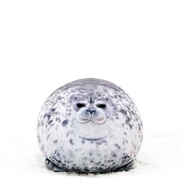 Chubby Blob Sæl Pude Sød Sæl Plyslegetøj Fyldte Dyr