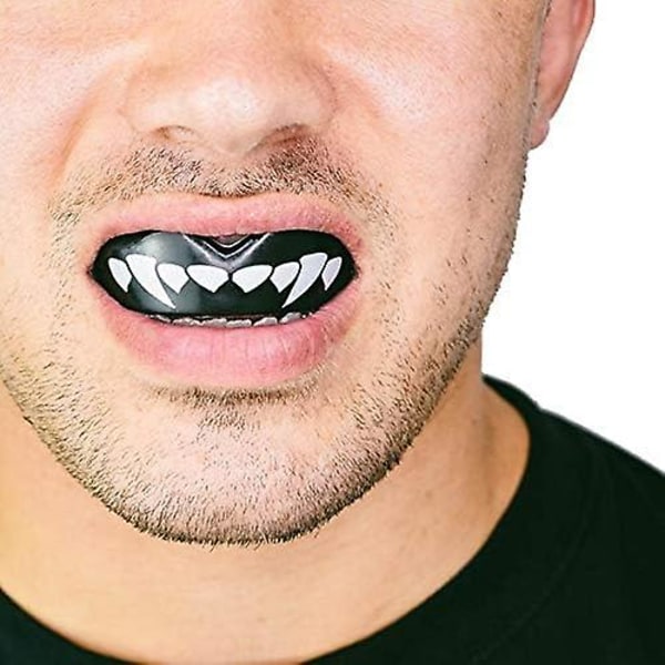 Hammassuojat Slim Fit, aikuisten ja nuorten hammassuojat kotelolla nyrkkeilyyn, MMA:han, rugbyyn, kamppailulajeihin, judoon, karateen, jääkiekkoon ja kaikkiin kontaktilajeihin - Musta