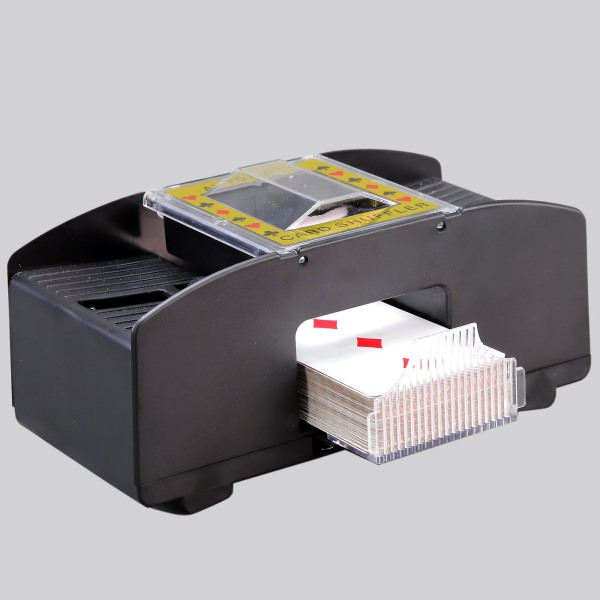 Automatisk stokking av spillkort, batteridrevet 2/4/6 dekk Bridge Poker Poker Elektrisk stokkingmaskin for poker