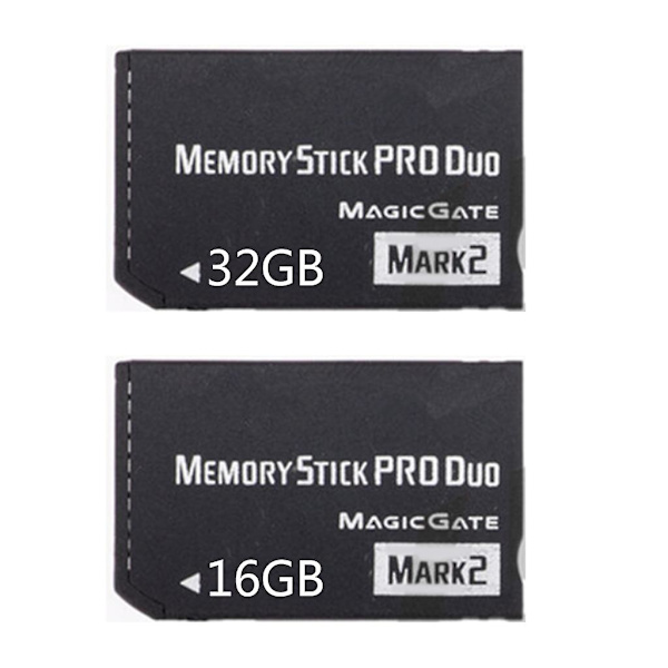 Memory Stick Pro 4gb/8gb/16gb/32gb Ms Pro Duo Memory Game Card Høy Kapasitet 16GB