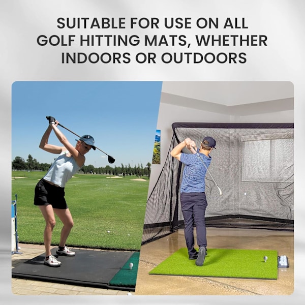 5 stk. Golf Gummi Tee, Driving Range, Blandet eller Samme Størrelse til Træning White 5 Pack All 2.75''