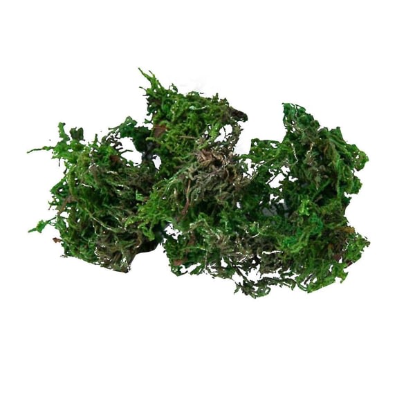 Laukut Keinotekoinen sammalta simuloitu vihreä kasvi Puutarha kukkaruukkukoristelu Miniatyyri koriste (M, vihreä)