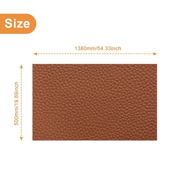 Self-adhesive repair patch artificial leather 50x138 cm Light Brown Light Brown LightBrown