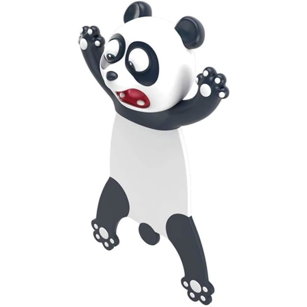 3D-stereosarjakuva söpöt eläinkirjanmerkit opiskelijoille, lapsille hyvä lahja (Panda)