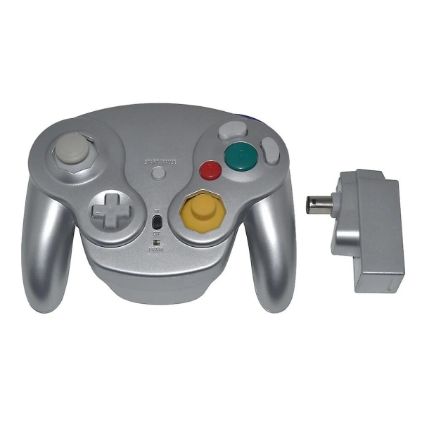 2.4ghz langaton peliohjain Gamepad-ohjain vastaanottimella N-g-c:lle GameCubelle Wiille