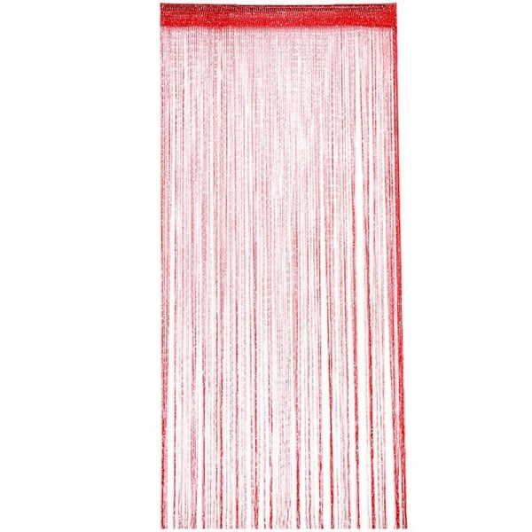Hengende perlegardin String gardin RØD_xx Red