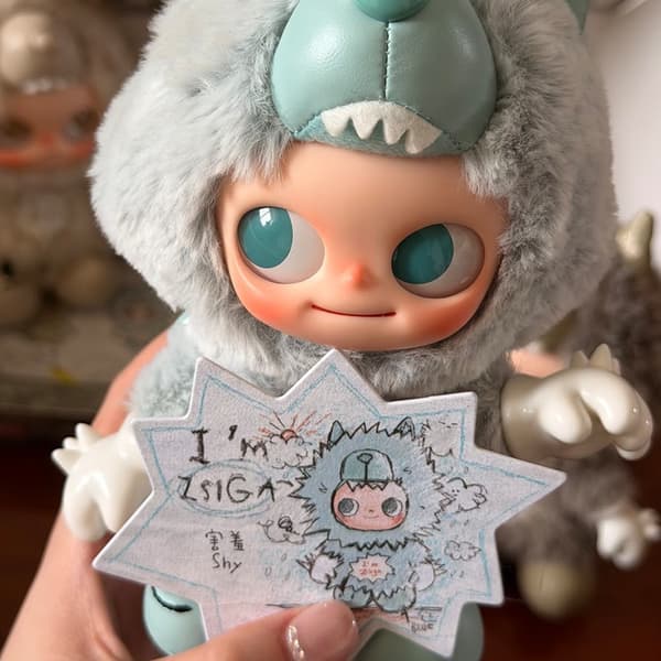 Zsiga Plysch Vinylfigur Blind Box, 11 cm Samlarobjekt Nyckelringsdocka för Present och Display Random One
