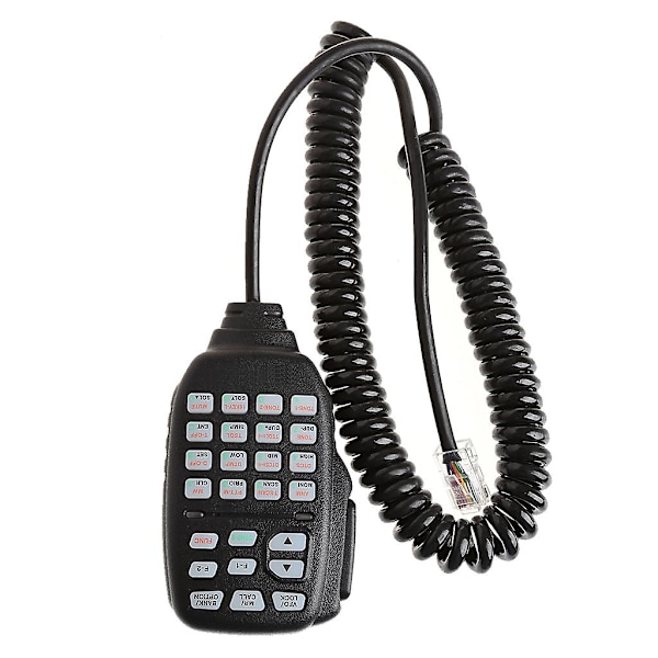 Portabel DTMF Modulär 8-Pin Fjärrhögtalarmikrofon Mic PTT HM-133V För ICOM Black