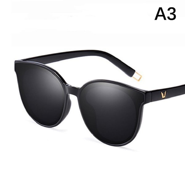 GM Solglasögon Dam Sommar Anti-UV Retro Solglasögon för Körning A2