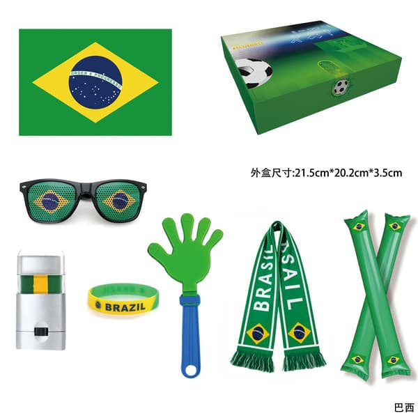 🔥USA VM Fan Sæt⚽Flag+Briller+Klappende Hænder+Ansigtsmaling💥Fantastisk Tilbud Morocco