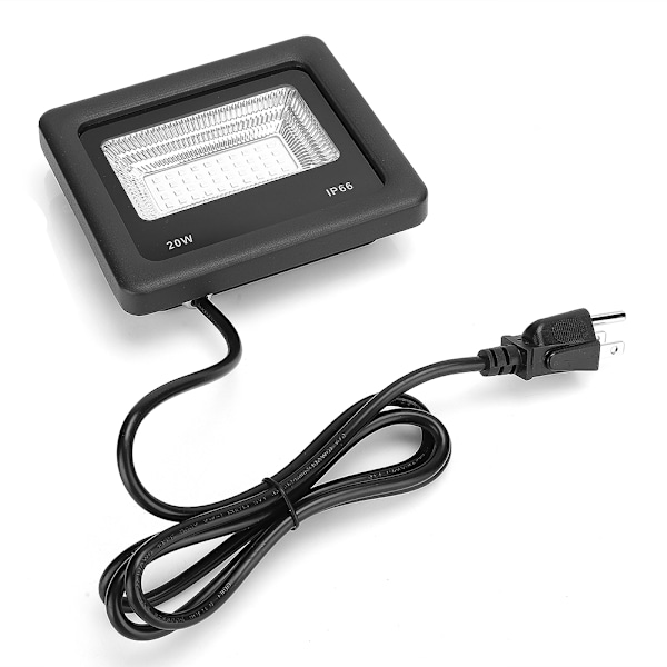 20W UV LED Rengöringslampa för att ta bort kvalster Vattentät Ultraviolett Rengöringslampa Innergård AC85-265V