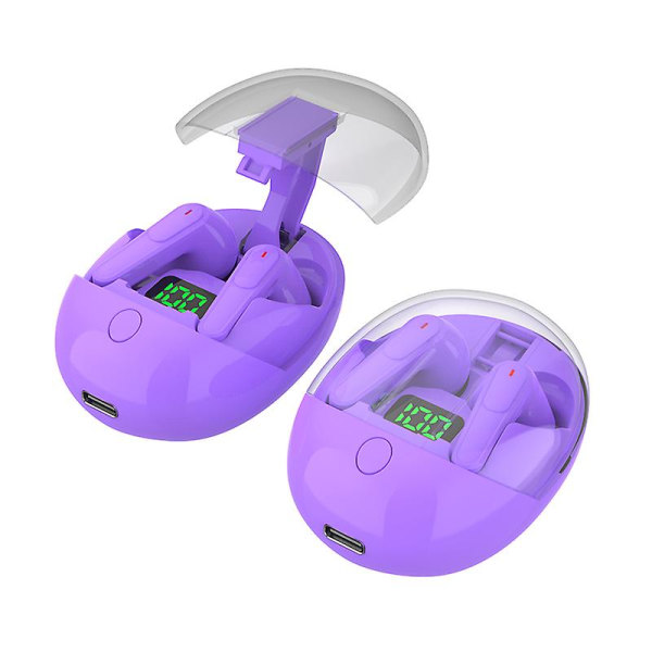 Pro One 3D Vattentät och Svettbeständig LED Digital Display Skärm In-Ear Trådlösa Spel Bluetooth Hörlurar