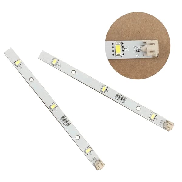 Two LED light strips suitable for Rongsheng Hisense Logic fridge/freezer MDDZ-162A 1629348