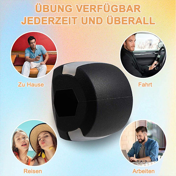 Käktränare boll, käklinjetränare ansikte, nacktoning fitnessboll