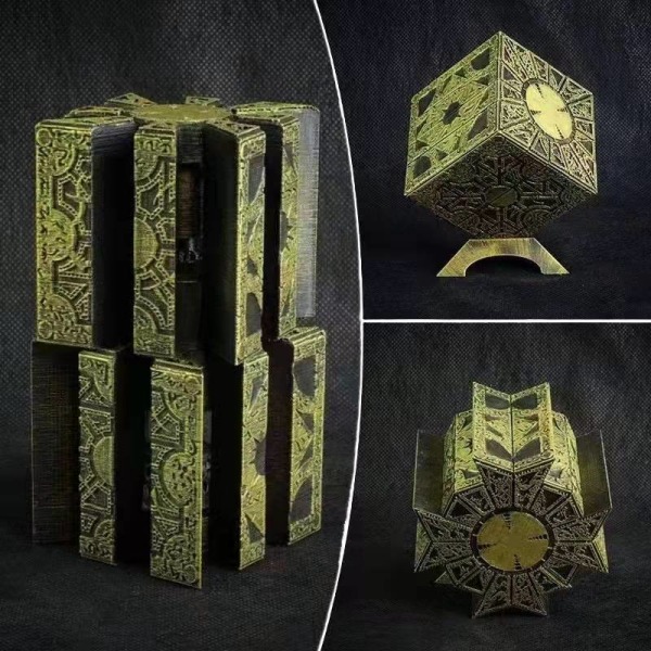 Hellraiser Puzzle Box Movable Lament Horror Prop Lelu