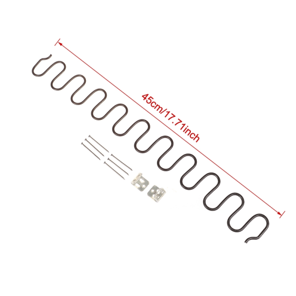 Ersättningssoffa Stolsfjädrar Fjäder med klämmor - Perfekt 45cm