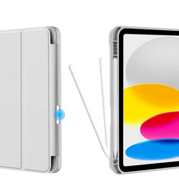 Tech-Protect iPad 10.9 2022 Fodral SmartCase Pennhållare Grå