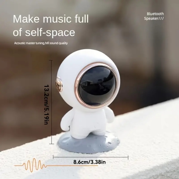 Astronaut trådløs højttaler, en trådløs bærbar Mini Creative