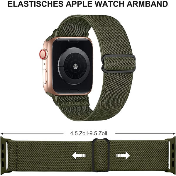 Ranneke Yhteensopiva Apple Watch 42mm/44mm/45mm kanssa