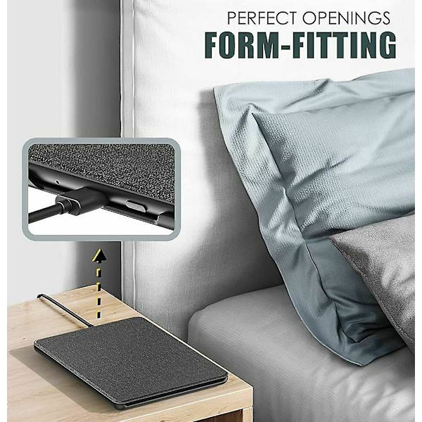 6,8 tommer Smart Cover Folio Etui til Kindle Paperwhite 5 11. generation 2021 Black