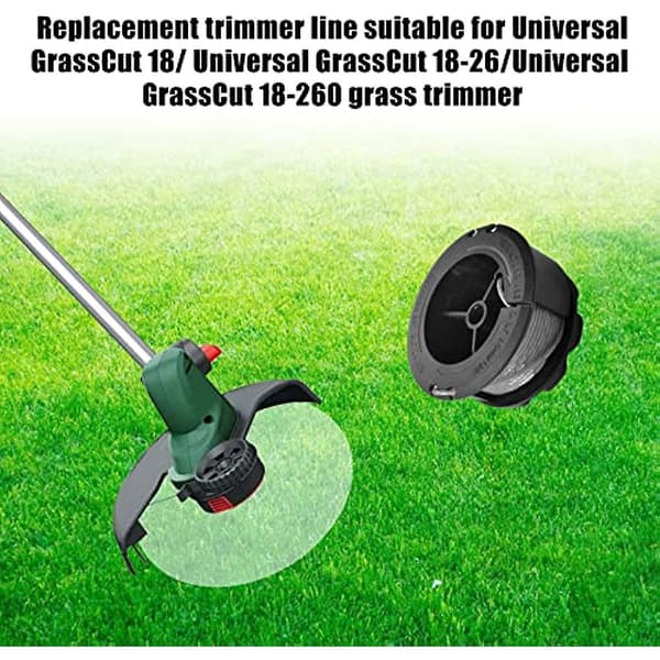 F016800570 Erstatningsspole 1,6 mm 6 m for Bosch Universal GrassCut 18 18-26 18-260 gresstrimmer (4 spoler)_xx 4 spools