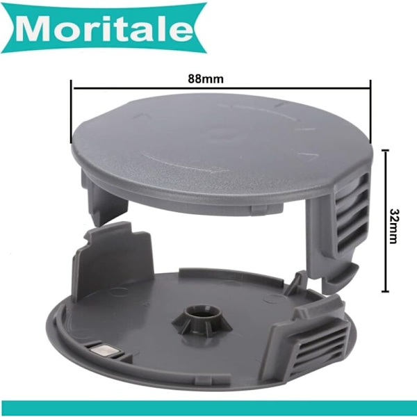 Trådspole til BOSCH UniversalGrassCut Trimmer 18 18-26 18-260 F016800570 med hætte (4 stk.)_xx
