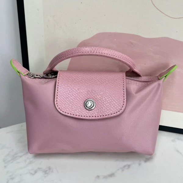Longchamp mini dumpling taske crossbody håndtaske dametaske mini lille taske med hulperforering og skulderrem
