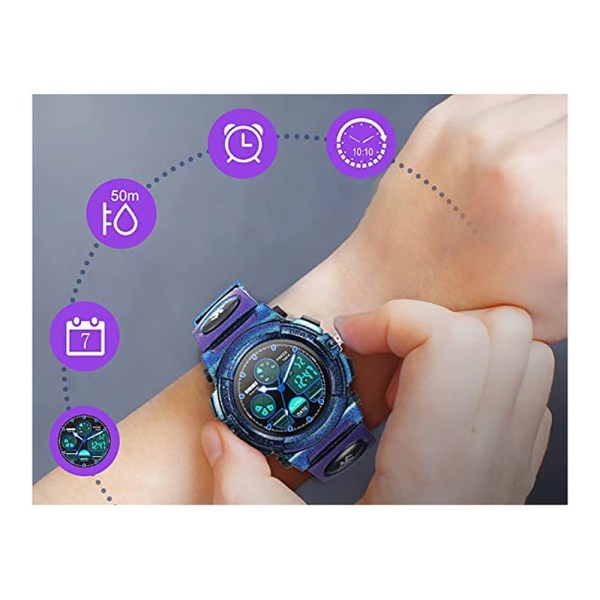 Watch, vattentät digital watch för barn, populär present till barn