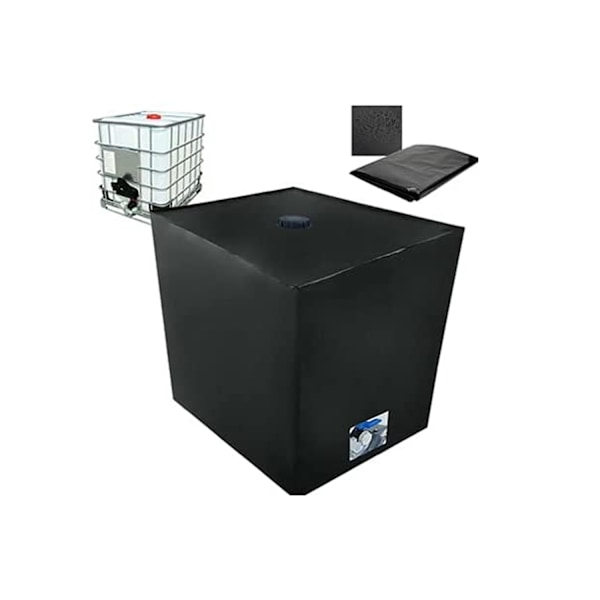 Vandtankdæksel, Dæksel til 1000 L IBC Tank, Anti-Støv Anti-UV Anti-Regn (116 x 100 x 120 cm)