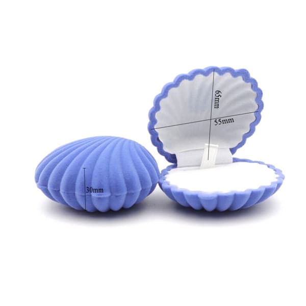 2 stk. Ringboks Smykkeskrin BLÅ blue