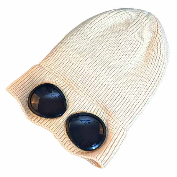 Unisex Goggle Beanie Strikket Vinter Chunky Beanie Hat