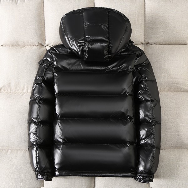 Kevyt nahkainen talvitakki miesten naisten vedenpitävä lämmin takki musta svart XL
