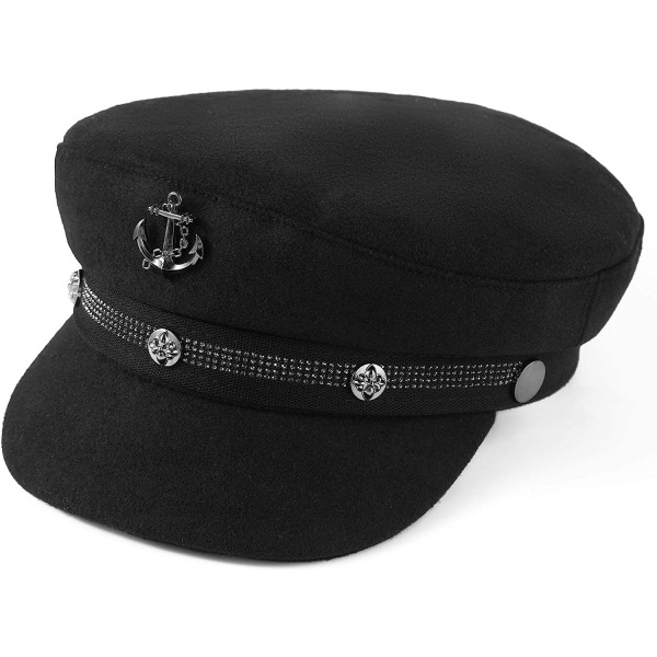 Kvinnors Newsboy Cap Ny Peaked Basker Cap Visir Bakerboy Hat
