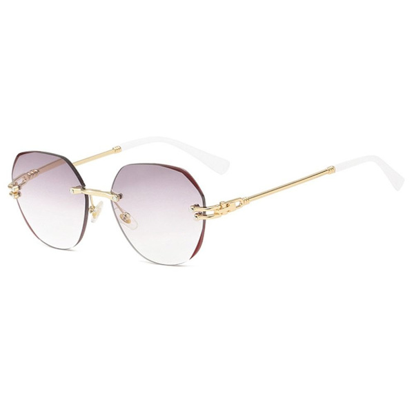 +2.00~+4.0 Diopter Læsebriller Rimless Presbyopi Briller Whi White Strength 4.00-Strength 4.00