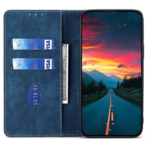 For Motorola Moto G84 5G Etui PU Læder RFID Blokerende Cover null null none