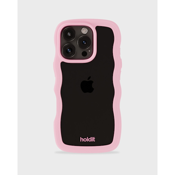 held iPhone 16 Pro Max -kuori, aaltoileva pinkki/läpinäkyvä_xx 64