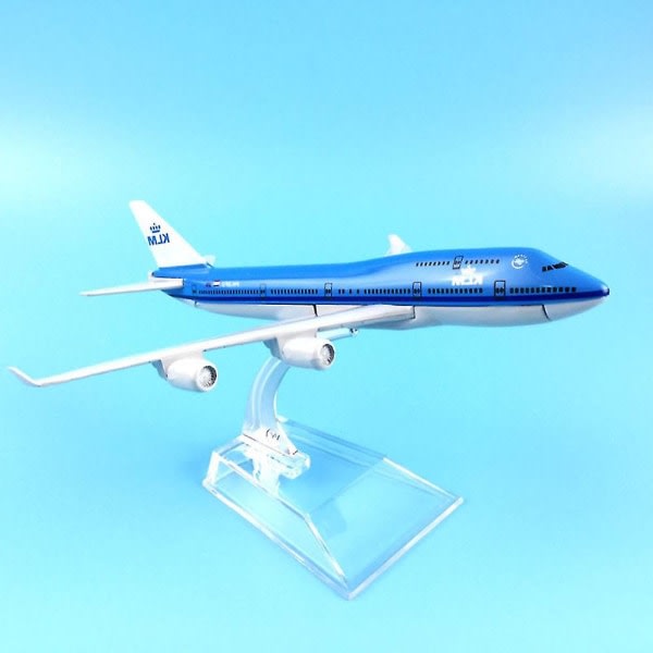 1/400 16cm Diecast Air KLM Flygplan 747 Modellflygplan Dekoration