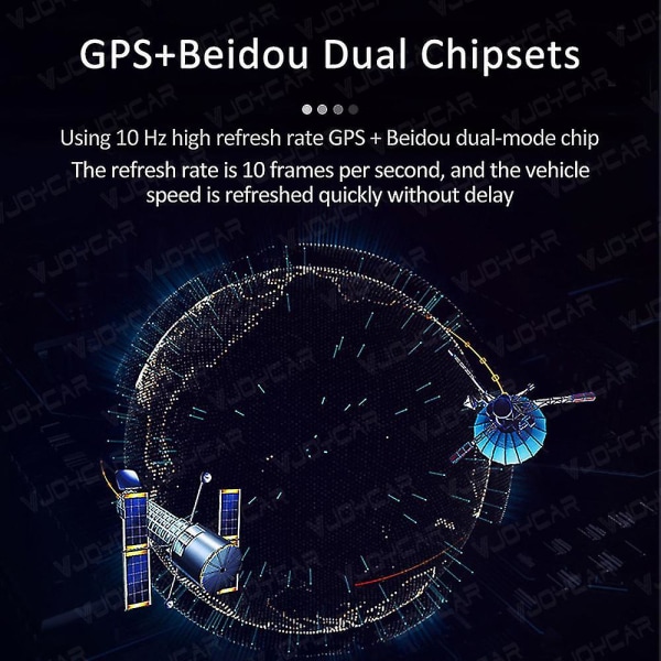 Den nyeste GPS HUD digitale speedometeren, Plug and Play for alle biler, stor skrift, km/t og mph, biltilbehør