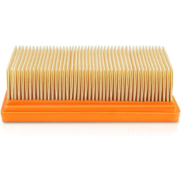 Isincer 3-pakning flate plisserte filtre for Karcher multifunksjonsstøvsuger MV4 MV5 MV6 WD4 WD5 WD6 våt-/tørrstøvsuger - erstatter 2.863-005.0