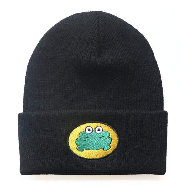 Söt tecknad TV Parappa The Rapper groda stickad mössa hattar unisex