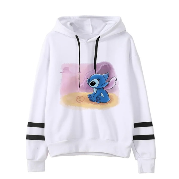 Y2k Cartoon Lilo og Stitch sjove hoodies til kvinder Harajuku sød Stitch Anime sweatshirt Manga Streetwear Hoody til kvinder og børn 59226 59226 XXL