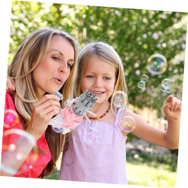 1 stk Maskinnyhet Fornøyelser Automatiske bobleleker Bærbar boblemaskin for barn