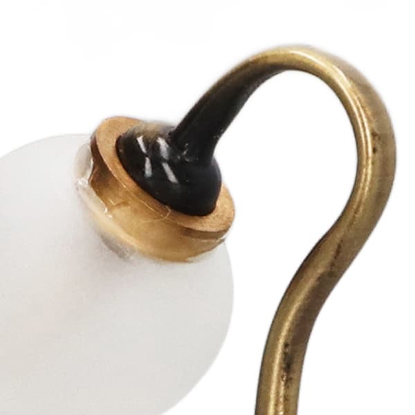 1:12 Skala Miniature Bordlampe Model Blomsterform Blød Belysning Simulering Dukkehus Skrivebordslampe