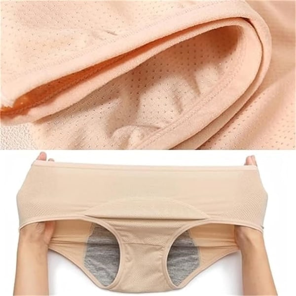 3 pakkaus vuotamattomat naisten alushousut – vuotamattomat pikkuhousut yli 60 s inkontinenssille D D 4XL