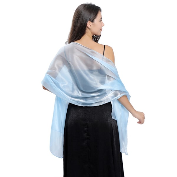 Sjal Aftenskjole Shawl LAKE BLUE LAKE BLUE Lake Blue Lake Blue